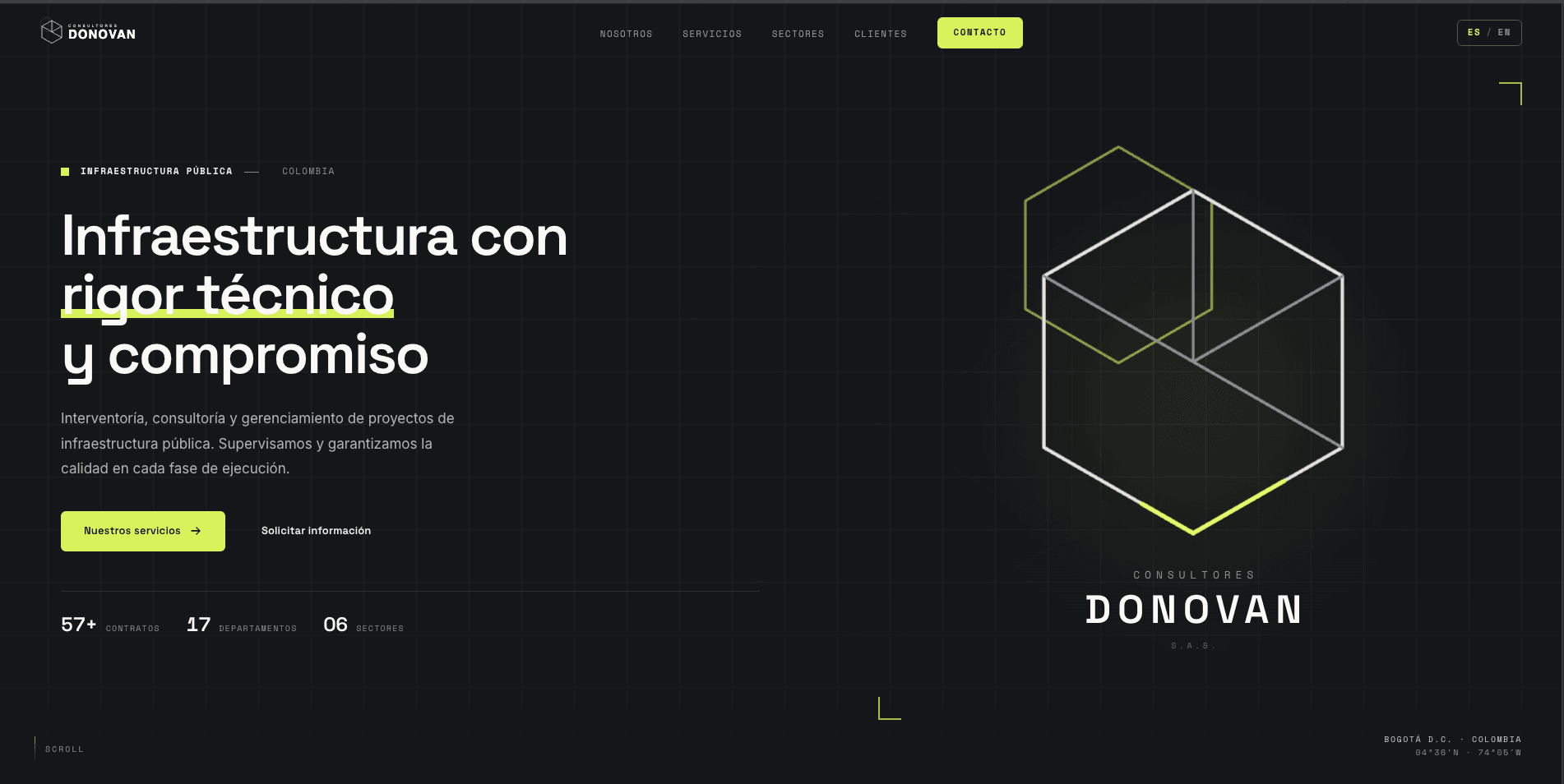 Consultores Donovan — sitio web